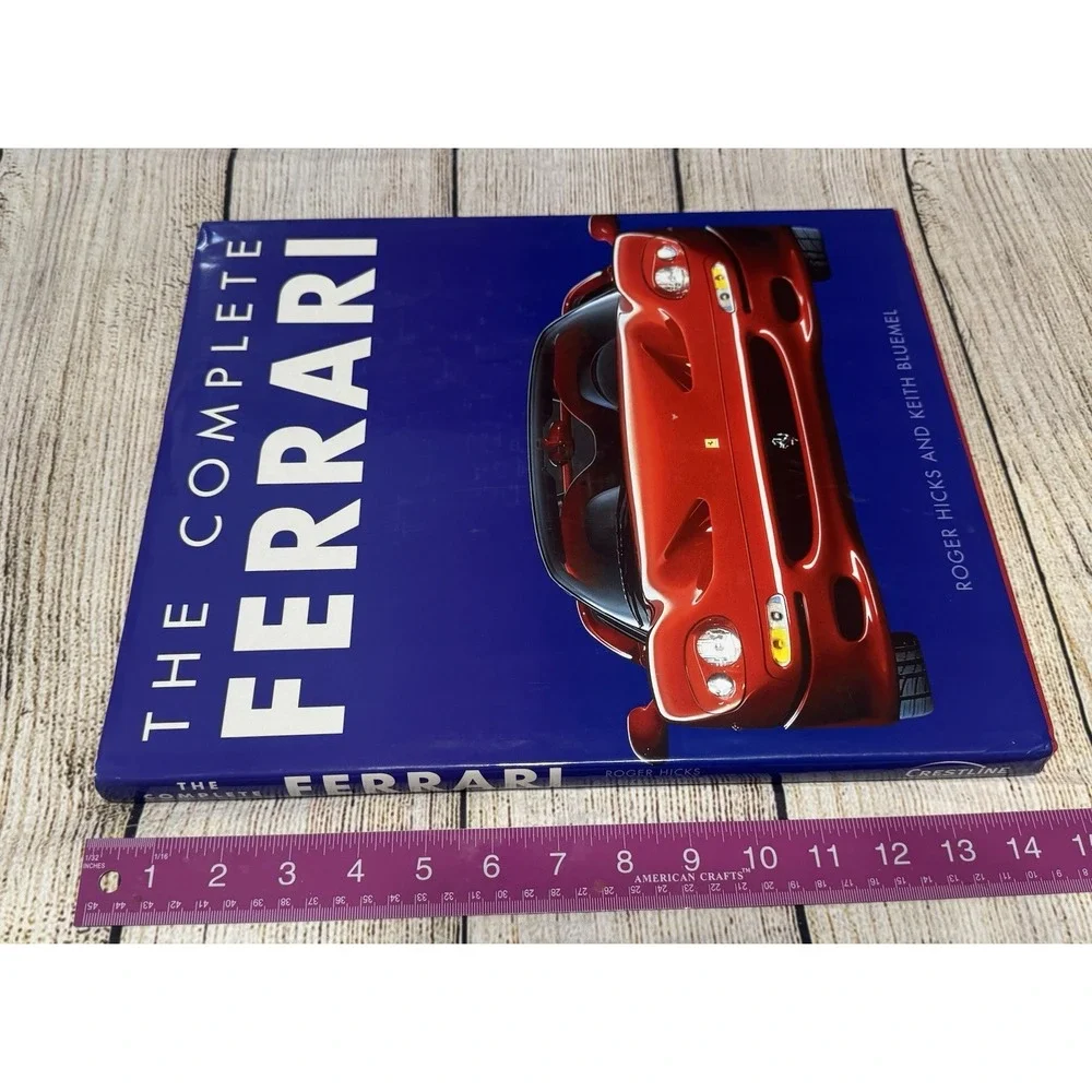 THE COMPLETE FERRARI Hardcover Roger Hicks & Keith Bluemel Excellent Condition